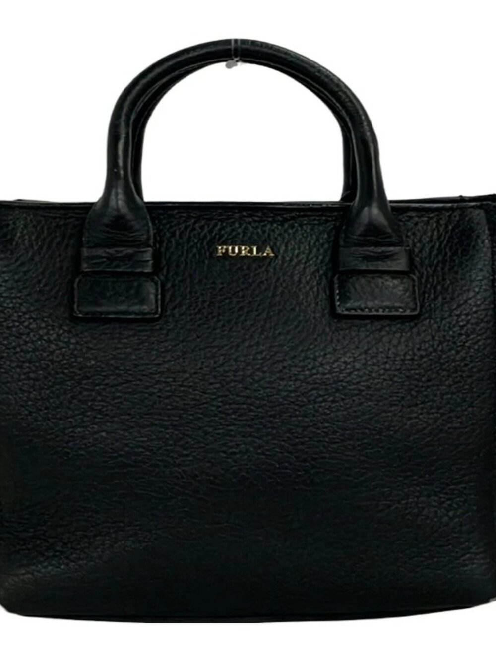 FURLA Capriccio Black Leather Handbag
